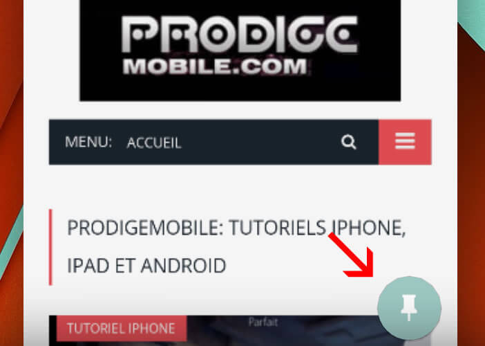 Epingler une application sur l'écran de votre smartphone Android