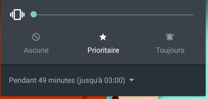 Mode Priorité sur Android Lollipop