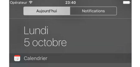 iPhone: modifier l'onglet Aujourd'hui