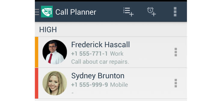 Planifier vos appels téléphoniques avec Call Planner