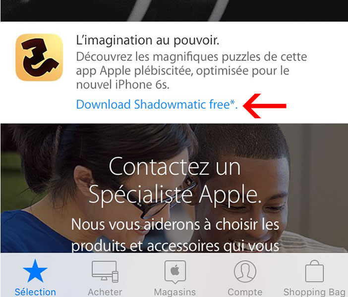 Télécharger gratuitement Shadowmatic depuis l'application Apple Store