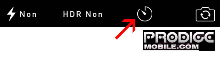 Activer le retardateur de l'iPhone