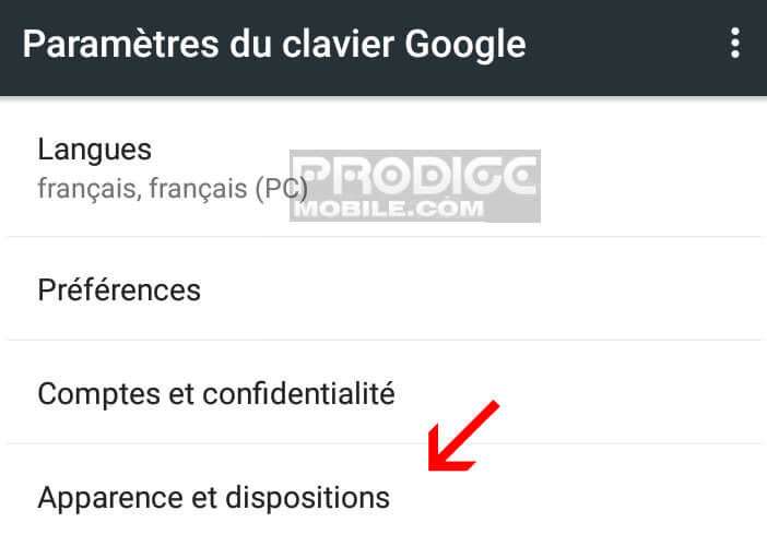 Changer l'apparence du clavier de votre smartphone Android