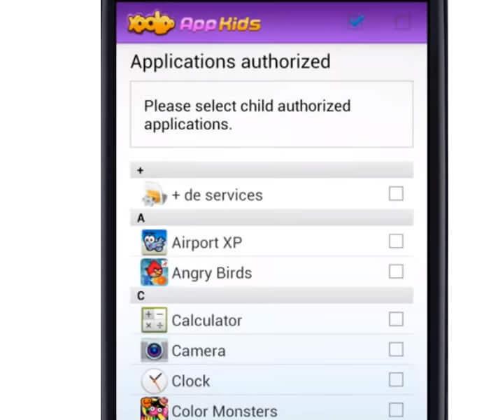Bloquer l'accès aux applis via le logiciel de contrôle parental