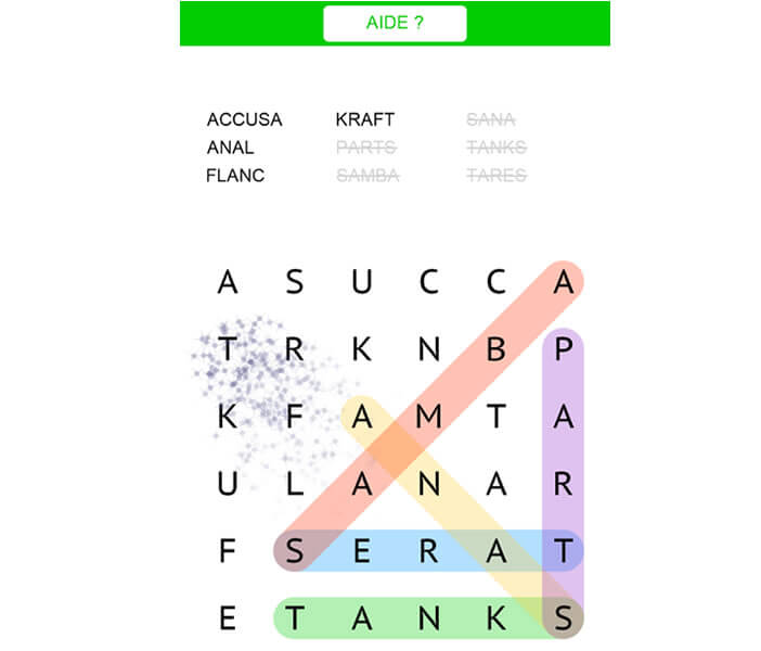 Jeux de mots mêlés pour Android