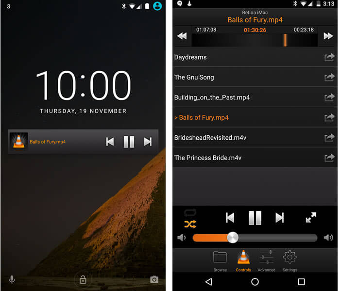 Transformer votre téléphone Android en télécommande pour VLC