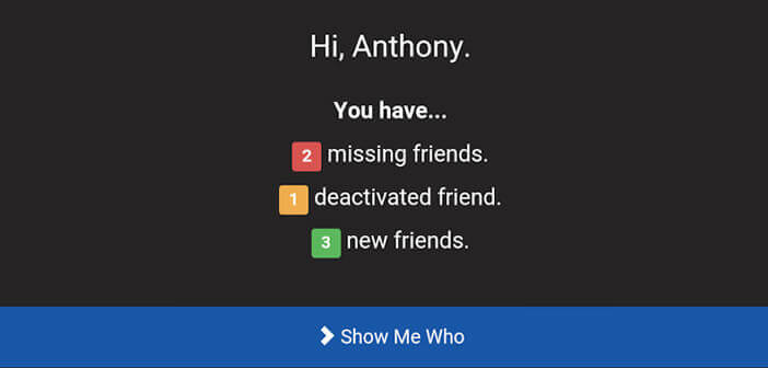 Démasquer amis qui vous ont supprimé de Facebook