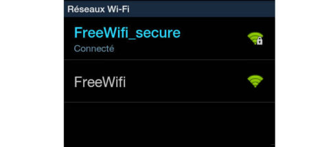 Connecter son téléphone au réseau FreeWifi Secure