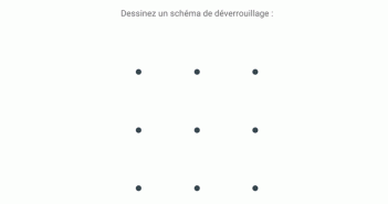 dessiner un schéma de déverrouillage