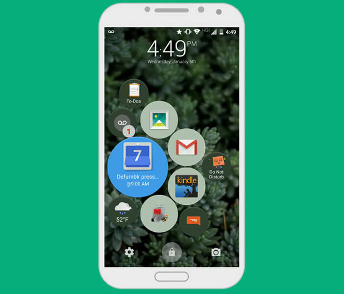 Application Lockscreen pour smartphone Android