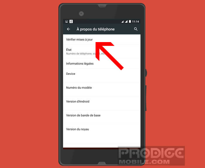 Garder à jour votre mobile Android
