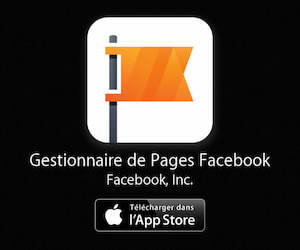 Gestionnaire page Facebook pour iPhone et iPad