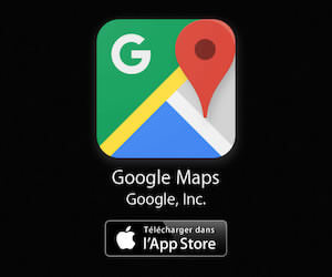 Google Maps à télécharger sur l'App Store