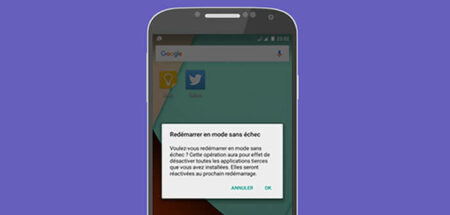 Activer le mode sans échec sur un mobile Android