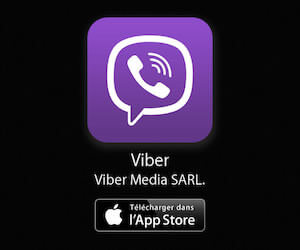 Viber disponible gratuitement sur l'App Store