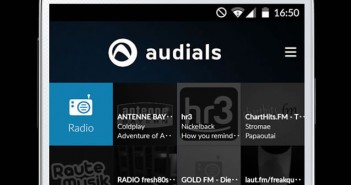 Appli Audials pour écouter les webradios sur Android