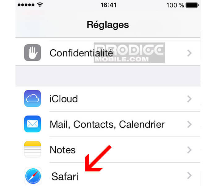 Corriger le bug de Safari sur l'iPhone