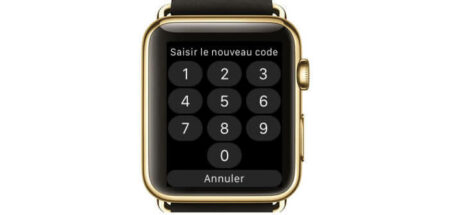Activer le code de verrouillage de l'Apple Watch