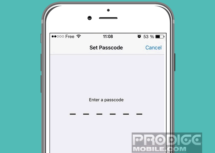 Activer le code de sécurité à 6 chiffres sur l'iPhone
