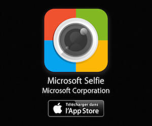 Télécharger sur l'App Store l'application Microsoft Selfie