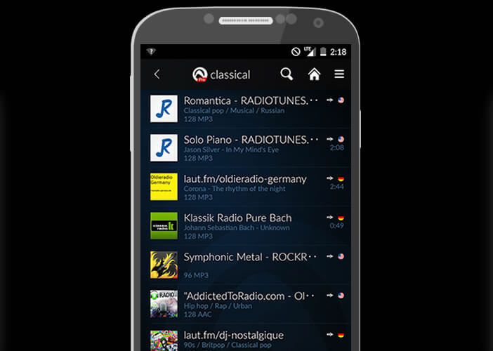 Une sélection de webradios musicales pour les smartphones Android