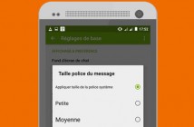 Afficher en gros caractères vos SMS sur Android