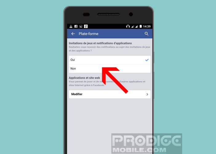 Bloquer les invitations aux jeux sur Facebook