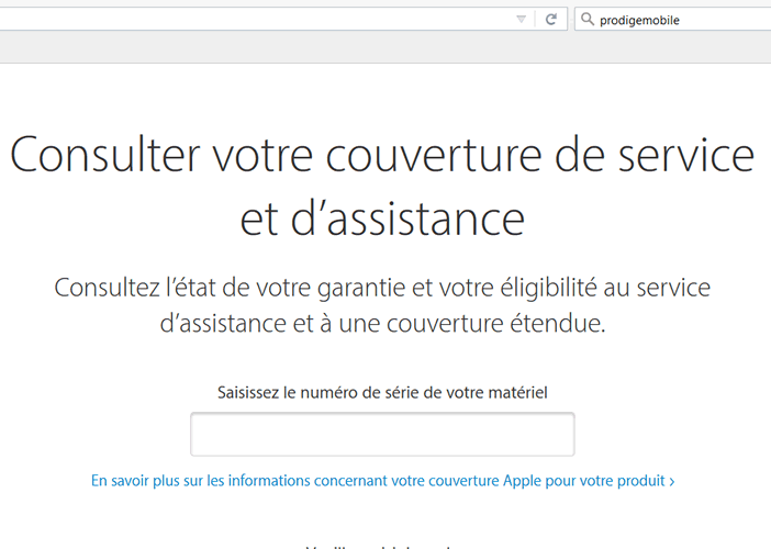 Savoir si son iPhone est encore sous garantie