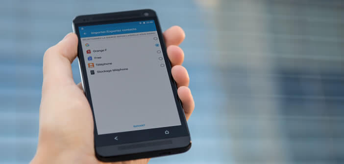 Exporter les contacts de son mobile Android