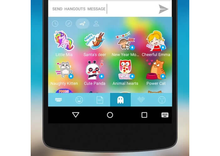 Clavier Android: Kika Emoji Keyboard