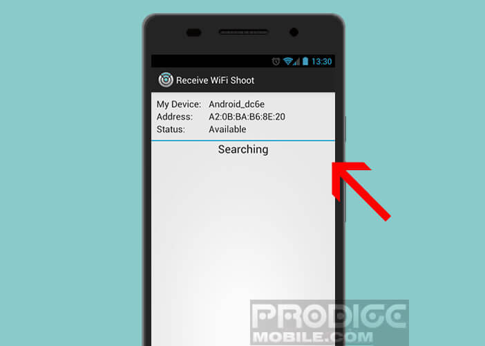 Partager des fichiers entre deux appareils Android avec Wi-Fi shoot