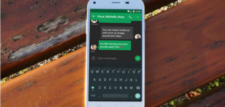 Application Chomp SMS pour smartphone Android