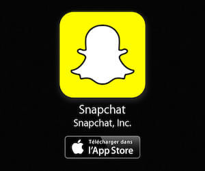 Installer Snapchat sur l'iPhone depuis l'App Store d'Apple