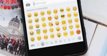 Insérer un emoji depuis le clavier de l'iPhone