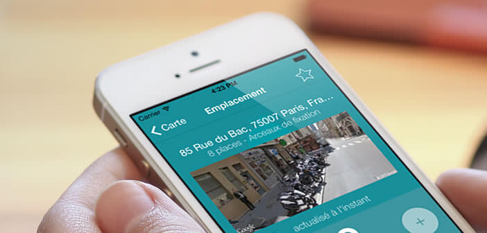 Trouver une place de parking gratuite pour son deux-roues avec un iPhone