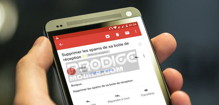 Bloquer les e-mails spams sur Gmail pour Android