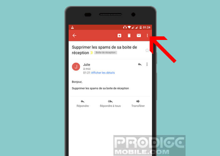 Bloquer les courriers indésirables sur Gmail