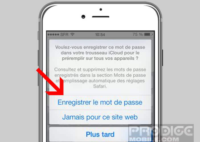 Enregistrer vos mots de passe de connexion directement depuis Safari