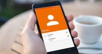 Envoyer les coordonnées d'un contact par SMS