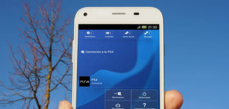 Connectez smartphone Android à une console PlayStation PS4