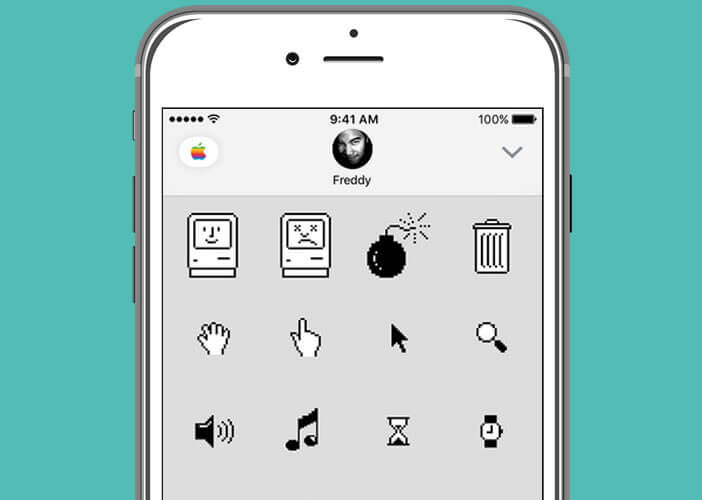 Emoticônes Classic Mac pour iOs