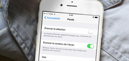 Faire un lire un texte à haute voix à son iPhone