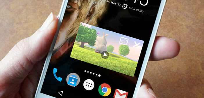 Lire une vidéo dans une fenêtre flottante sur un appareil Android