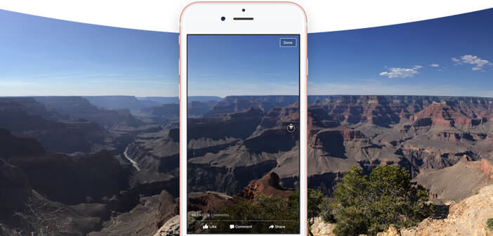Ajouter des photos 360° sur son compte Facebook
