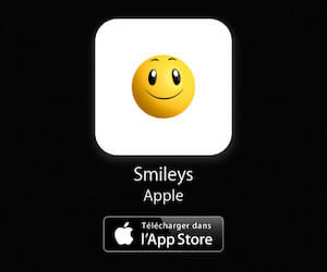 Les stickers smiley iPhone