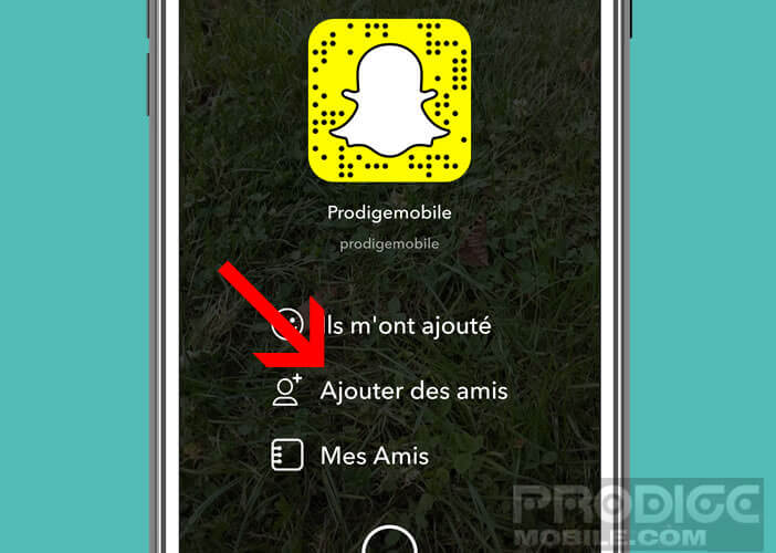 Ajouter des amis sur Snapchat