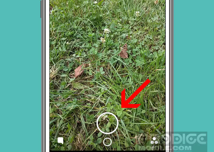 Appuyez sur le bouton déclencheur photo pour prendre une vidéo