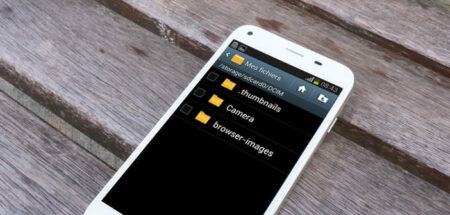 Effacer le répertoire thumbnails et tout son contenu sur Android