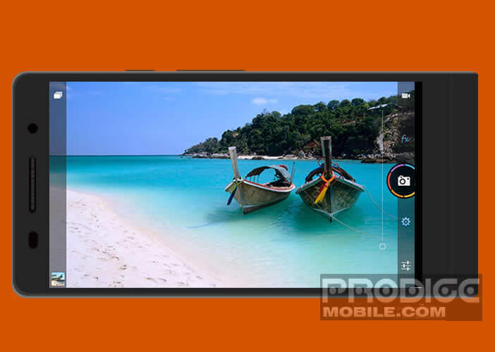 Application de photographie professionnelle pour les mobiles Android