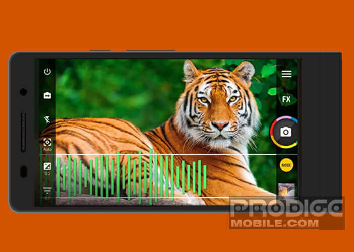 L'application Camera ZOOM FX propose plusieurs modes de prise de vue